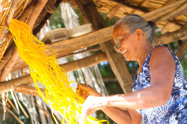 Cesta de Palha de Tucumã M