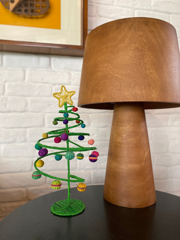 Árvore de Natal Colombiana de Fibra Natural