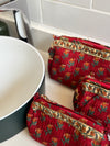 Nécessaire Indiana Kantha Quilt  - Kit com 3