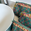 Nécessaire Indiana Kantha Quilt  - Kit com 3