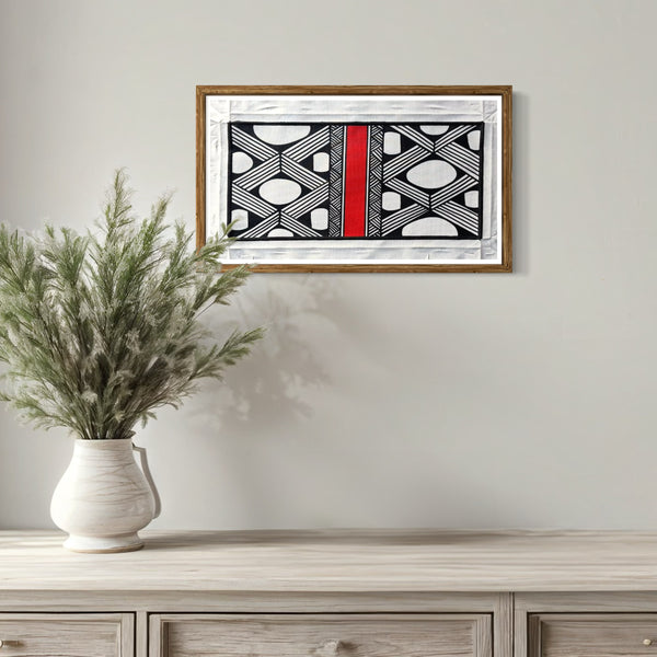 Pintura Indígena Waxamani Mehinako Xingu - 40x20