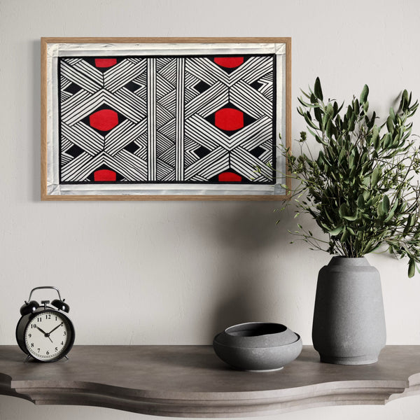 Pintura Indígena Waxamani Mehinako Xingu - 50x30