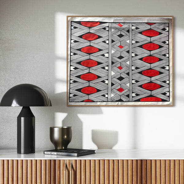 Pintura Indígena Waxamani Mehinako Xingu - 100x80