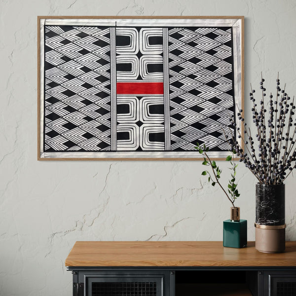 Pintura Indígena Waxamani Mehinako Xingu - 90x60