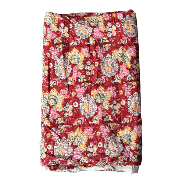 Colcha de Cama Fina Decorativa Indiana