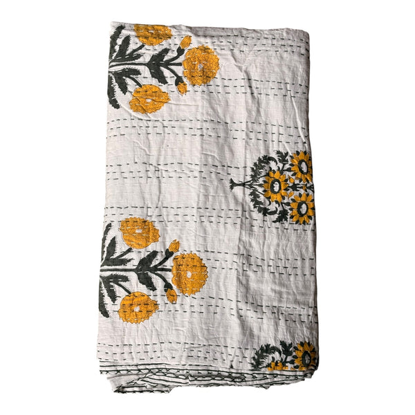 Colcha de Cama Fina Decorativa Indiana