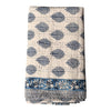 Colcha de Cama Fina Decorativa Indiana