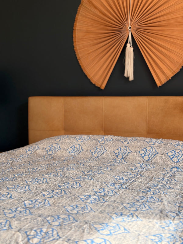 Colcha de Cama Fina Decorativa Indiana