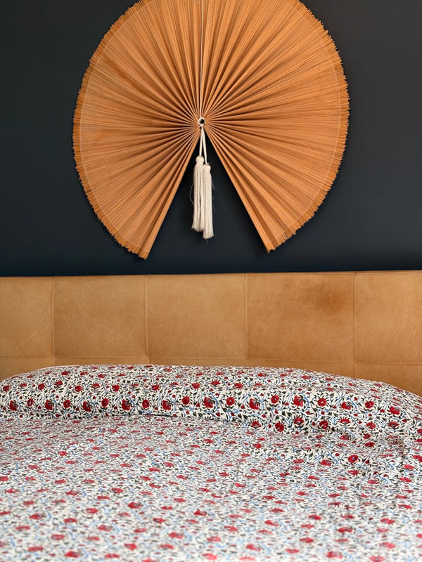 Colcha de Cama Fina Decorativa Indiana