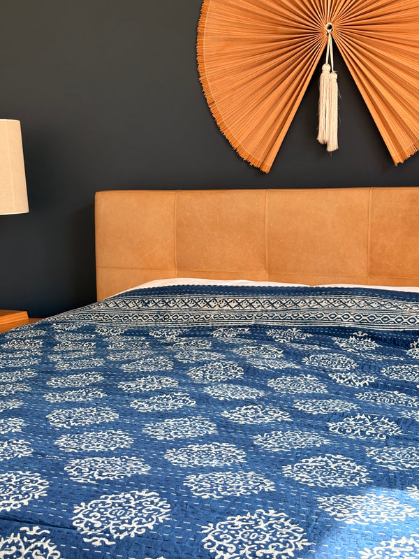 Colcha de Cama Fina Decorativa Indiana