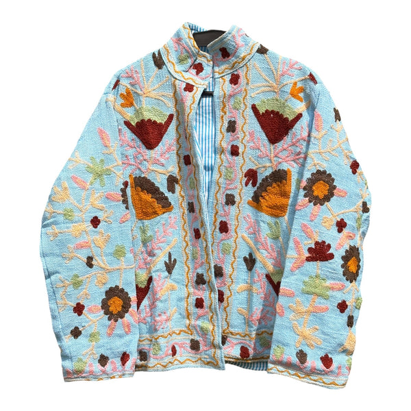 Jaqueta Indiana Bordada Cotton P