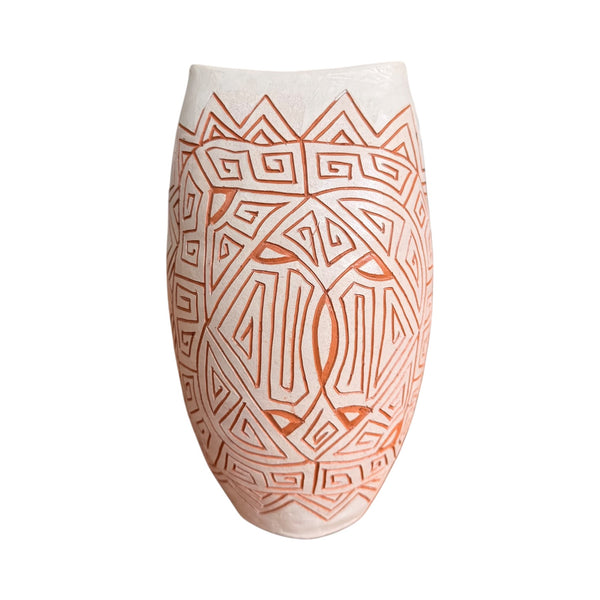 Vaso de Cerâmica Oval