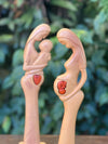 Escultura Beijo de Mãe Coração - Mestre Elias José