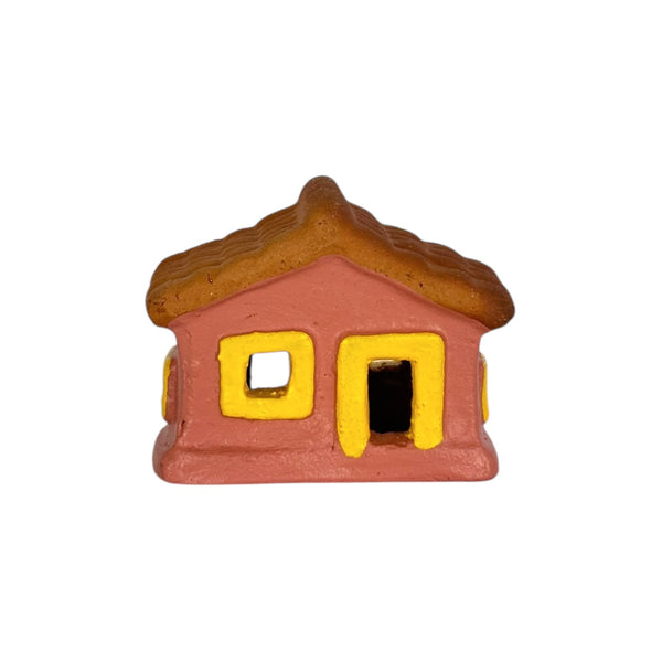 Mini Casinha em Cerâmica   - Artesão Leno