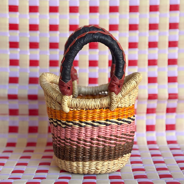 Bolsa Cesto Shopper Africana Bolgatanga - P