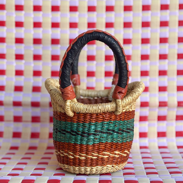 Bolsa Cesto Shopper Africana Bolgatanga - P