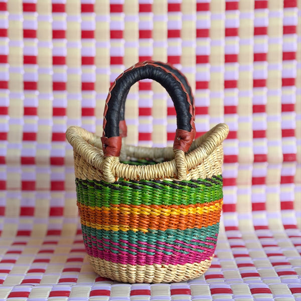 Bolsa Cesto Shopper Africana Bolgatanga - P