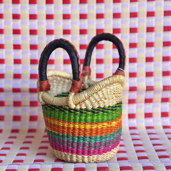 Bolsa Cesto Shopper Africana Bolgatanga - P