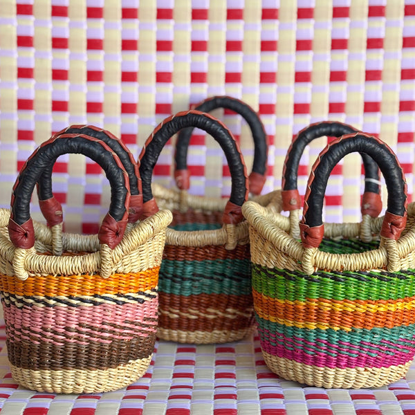 Bolsa Cesto Shopper Africana Bolgatanga - P
