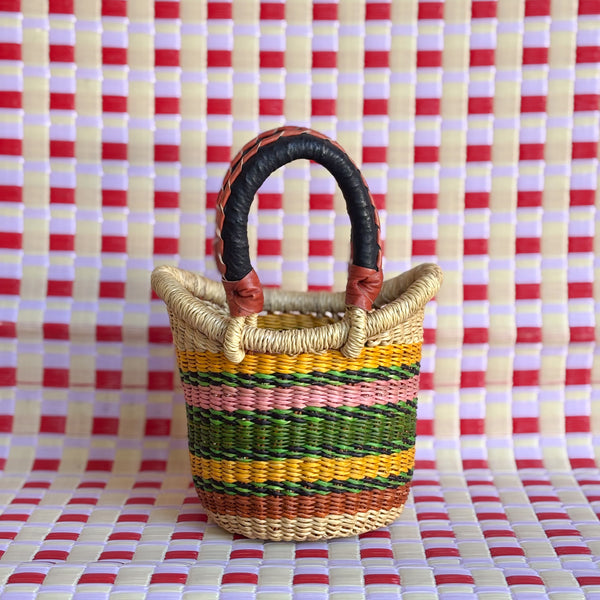 Bolsa Cesto Shopper Africana Bolgatanga - P