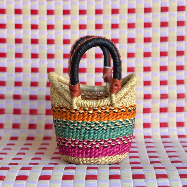 Bolsa Cesto Shopper Africana Bolgatanga - P