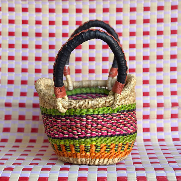 Bolsa Cesto Shopper Africana Bolgatanga - M