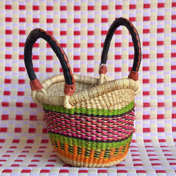 Bolsa Cesto Shopper Africana Bolgatanga - M