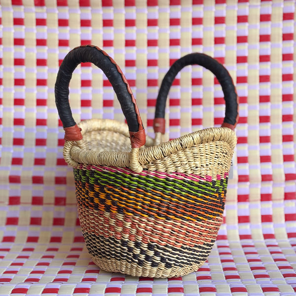 Bolsa Cesto Shopper Africana Bolgatanga - M
