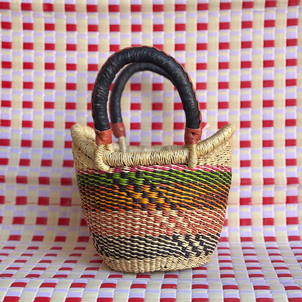 Bolsa Cesto Shopper Africana Bolgatanga - M