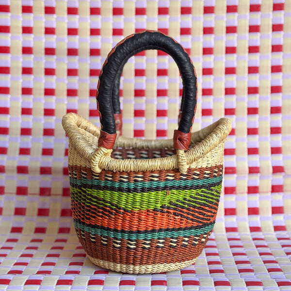 Bolsa Cesto Shopper Africana Bolgatanga - M
