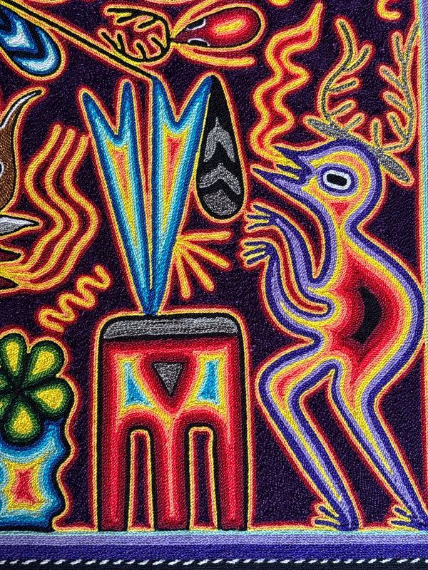 Quadro Huichol – Deuses Ancestrais