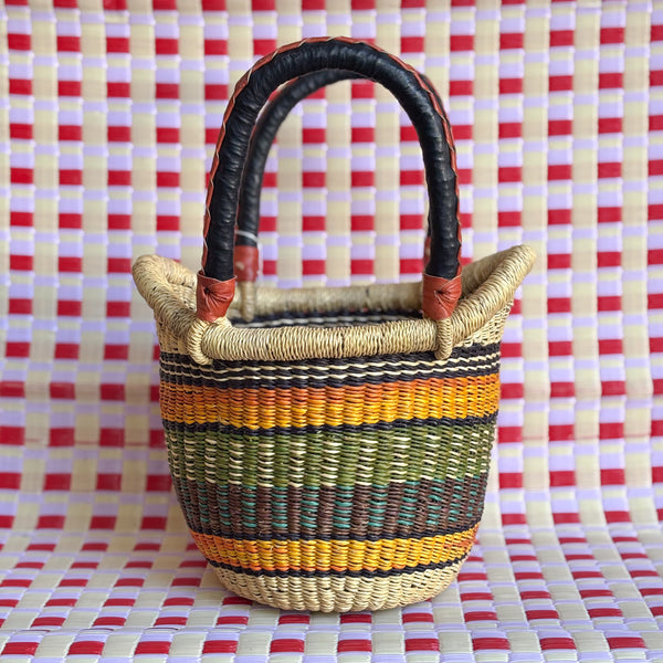 Bolsa Cesto Shopper Africana Bolgatanga - M