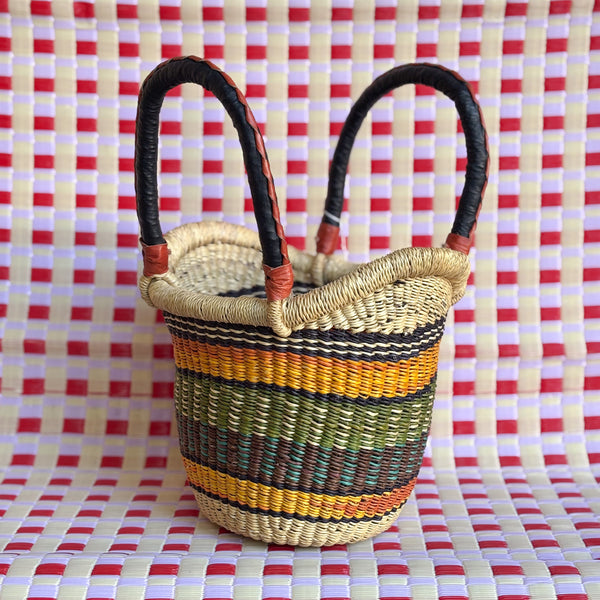 Bolsa Cesto Shopper Africana Bolgatanga - M