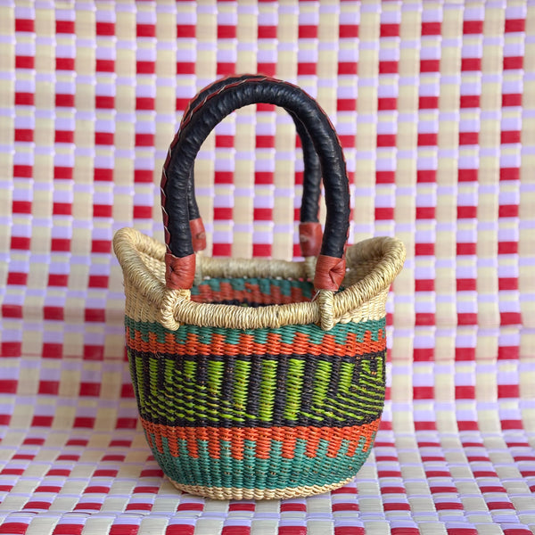 Bolsa Cesto Shopper Africana Bolgatanga - M