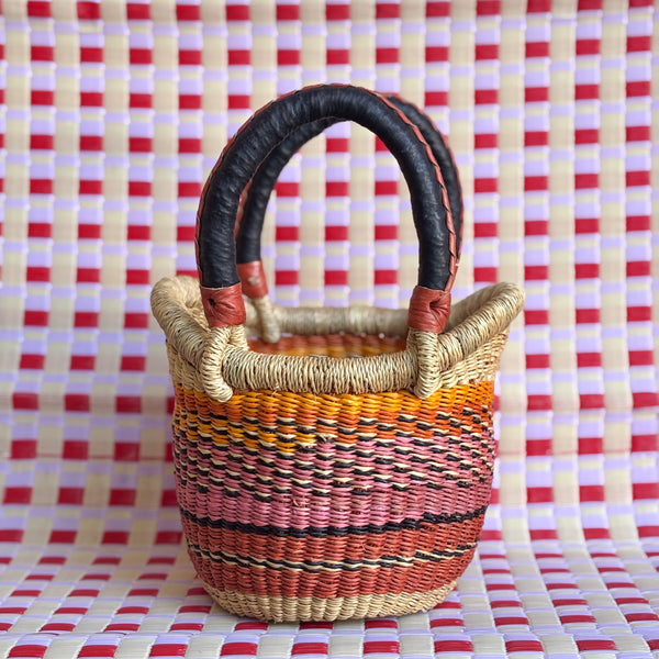 Bolsa Cesto Shopper Africana Bolgatanga - M