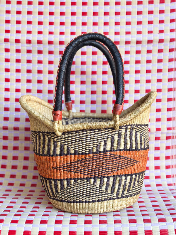 Bolsa Cesto Shopper Africana Bolgatanga - G