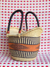 Bolsa Cesto Shopper Africana Bolgatanga - G