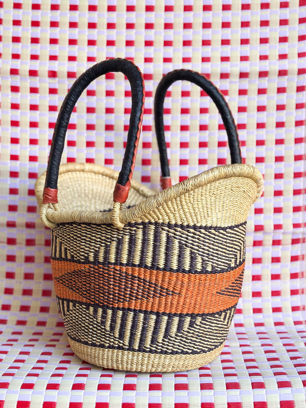 Bolsa Cesto Shopper Africana Bolgatanga - G