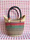 Bolsa Cesto Shopper Africana Bolgatanga - G