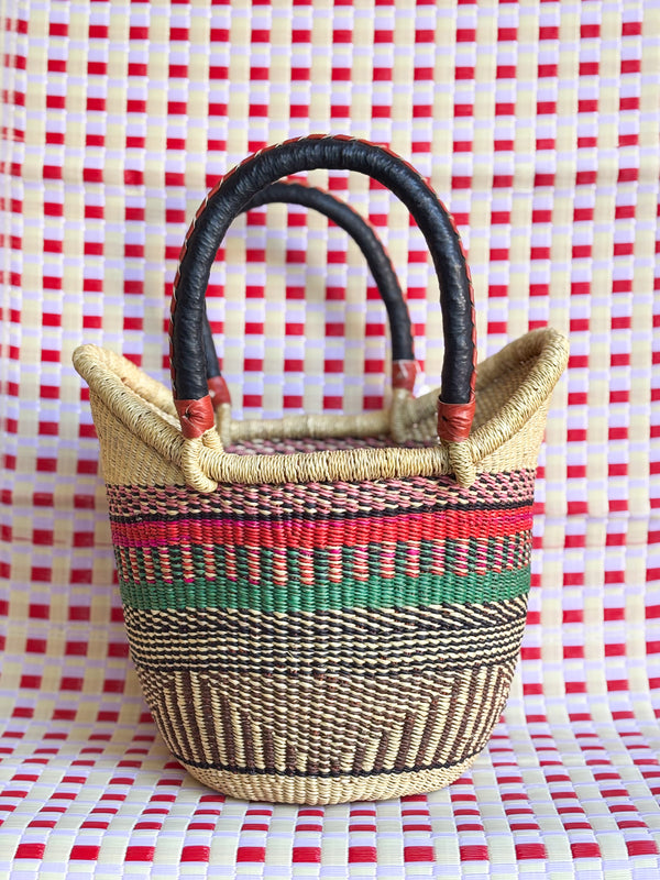 Bolsa Cesto Shopper Africana Bolgatanga - G
