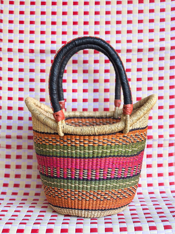 Bolsa Cesto Shopper Africana Bolgatanga - G