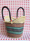 Bolsa Cesto Shopper Africana Bolgatanga - G