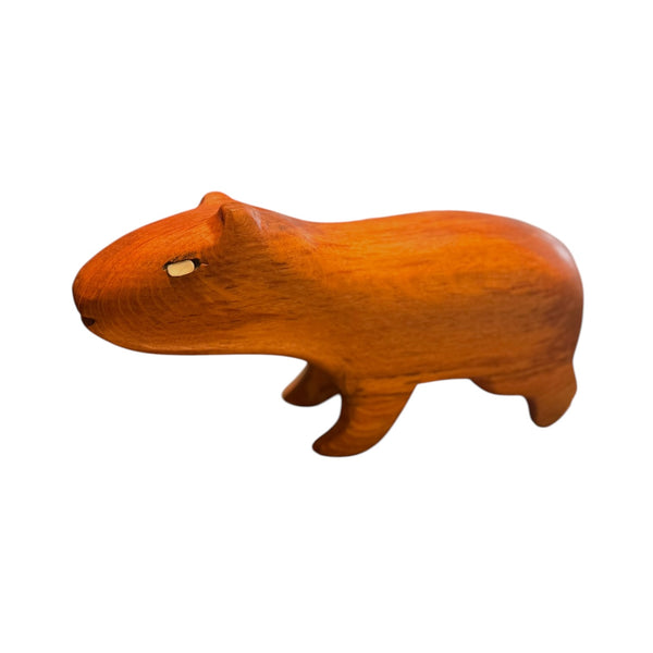 Mini Capivara de Madeira - Mehinako