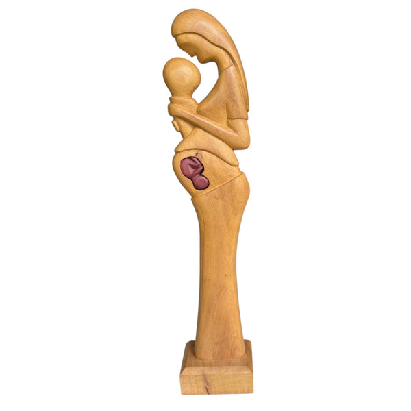Escultura Beijo de Mãe com Bebê- Mestre Elias José