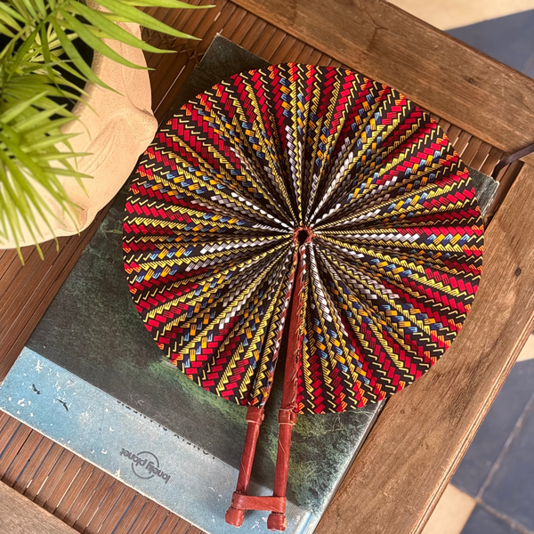 Leque de Tecido Ankara - Gana