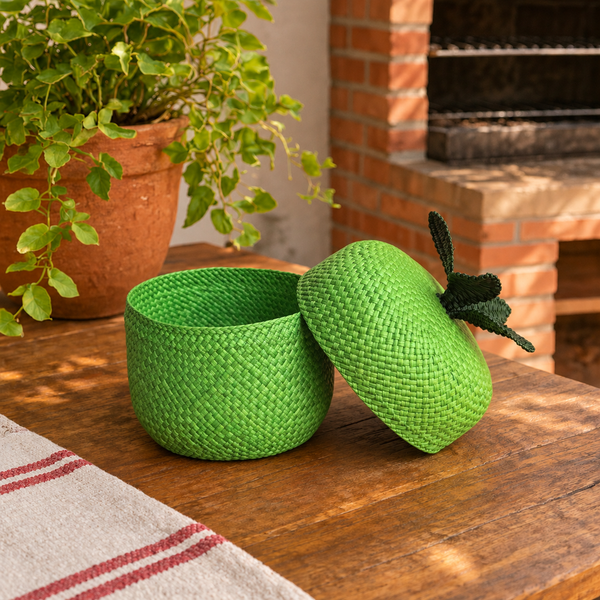 Cesta Decorativa Colombiana Maçã