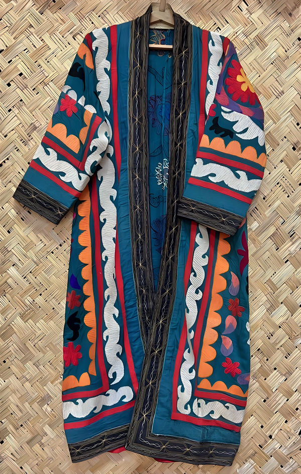 Kimono Bordado Suzani- Uzbequistão