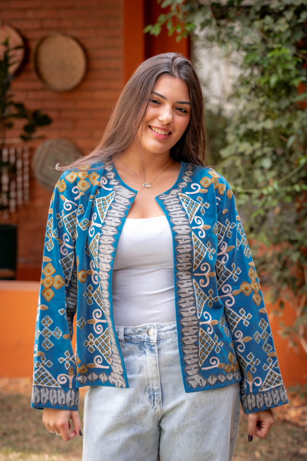 Jaqueta Indiana Velvet P/M