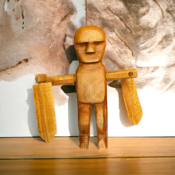 Escultura Homem Catavento  - Coleção Fenearte
