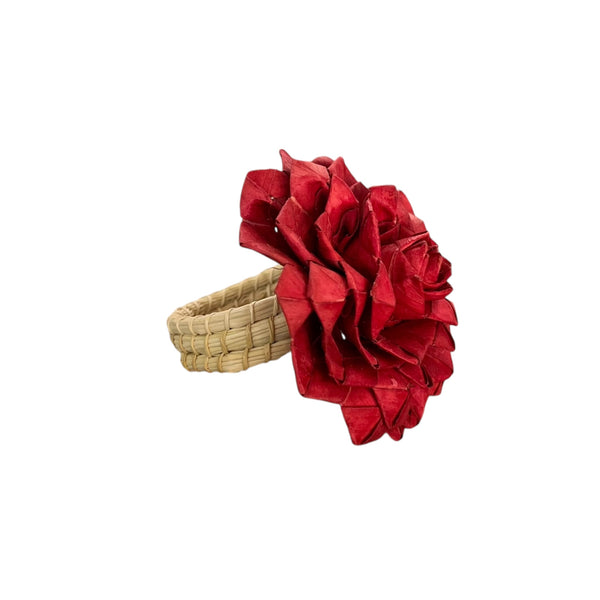 Porta-guardanapo Flor Vermelha